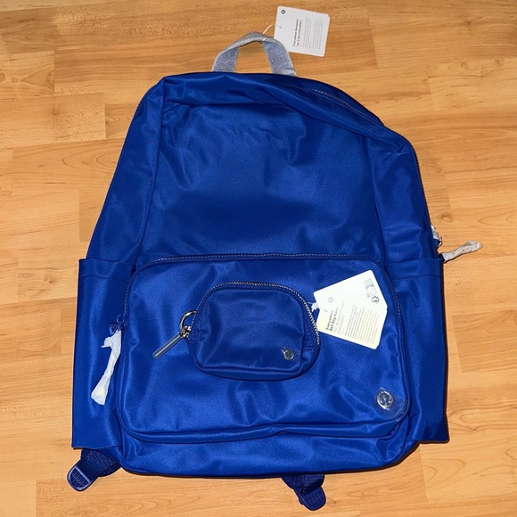 NWT Bundle Everywhere Backpack 22L + Nano Pouch Riverside Blue/Sheer Oak/Silver